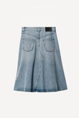 FALDA MIDI DENIM WILLY CHAVARRIA X ZARA / Azul claro  фото 5