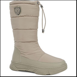 5B6172 ЖЕН Сапоги нат.кожа+текстиль шерсть ТЭП