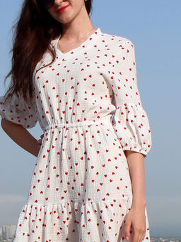 ПЛАТЬЕ ПЛ545 СЕРДЕЧКИ - Assana фото 4