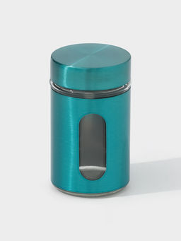 Цена за 12 шт. Ёмкость для специй «Стиль», 100 мл, 4.5×8 см, стекло, бирюзовая