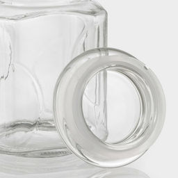 Банка для сыпучих продуктов «Лорд», 750 мл, 9.5×14.5 см, стекло, прозрачная