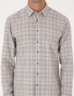 Gri Slim Fit Uzun Kollu G_mlek - Cacharel фото 6