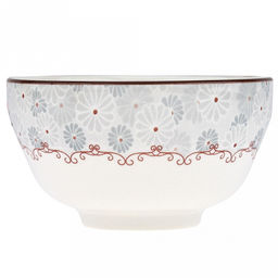 "Классика" Пиала фарфоровая 500мл, д12,6х7,1см, с деколью, отводка (Китай)