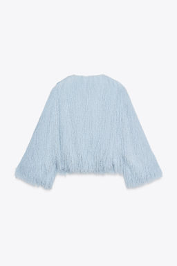 FRINGED JACKET - Zara фото 8