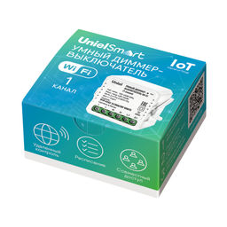 UCH-A302 1C/DIM/WF WHITE Умный диммер-выключатель Wi-Fi. 1 канал. 100-240В. 200Вт. Встраиваемый. Голосовое управление+приложение UnielSmart. TM Uniel - Volpe фото 5