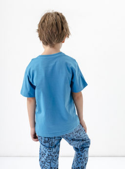 CHILLEASY 270001C-40 Пижама для мальчика (футболка, брюки), Светло синий