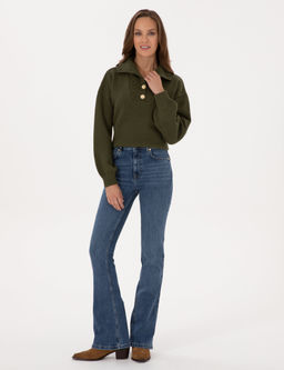 Mavi Skinny Flare Fit Jean Pantolon