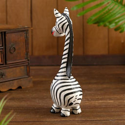 Сувенир «Зебра Мироша», 27×7×7 см, дерево