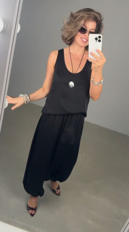 Брюки 11-446 черный - Pur pur фото 2