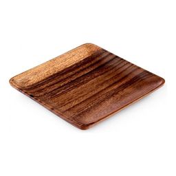 Блюдо сервировочное Walmer Organic, 20х20 см, цвет темное дерево