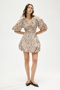 Vestido abullonado con lazada detras - H&m фото 2