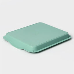 Поднос пластиковый IDEA, 25×29×3.2 см, пластик, бирюзовый