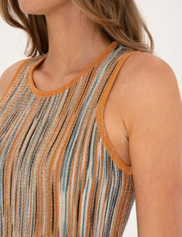 Turuncu A Kesim Triko Elbise - Pierre cardin фото 6