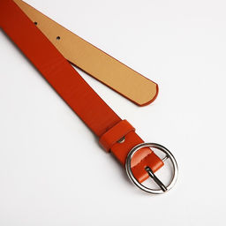Ремень детский, ширина 2.3 см, винт, пряжка металл, цвет рыжий - Simaland фото 2