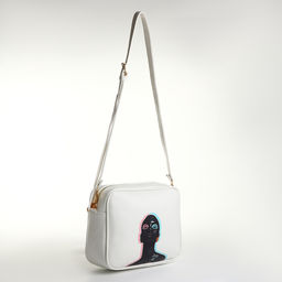 Сумка женская кросс-боди TEXTURA на молнии, 22×8×17 см, белая