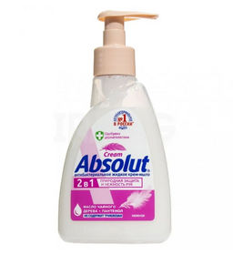 АБСОЛЮТ CREAM 2в1 жидк.мыло 250гр Нежное (10шт/кор)