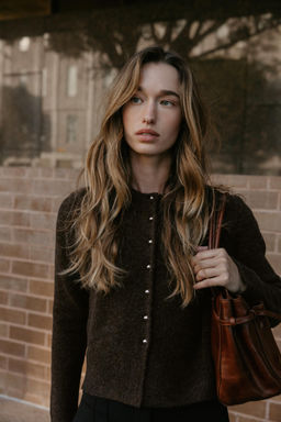 CARDIGAN WITH BALL BUTTONS - Zara фото 10