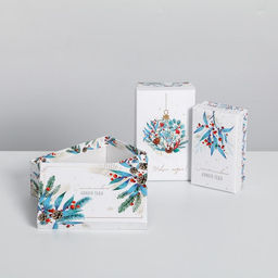 Набор новогодних подарочных коробок 10 в 1 «Счастливого Нового года», 12×7×4 - 32.5×20×12.5 см