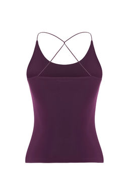 Murdum Ask?l? Capraz S?rt Detayl? Havuz Yaka Vucuda Oturan EsnekOrme Bluz TWOSS25BZ00287