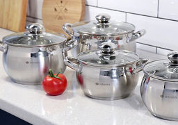 Кастрюля нерж КЛАССИКА 3л(2,9л) ст/крыш мет/руч матов 18см SD-18 (204072) /DANIKS/  фото 23