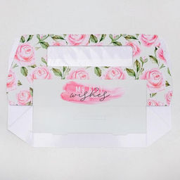 Цена за 5 шт. Кондитерская упаковка, коробка с ламинацией «Best wishes», 17×7×4 см