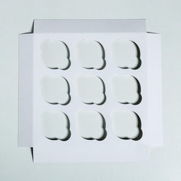 Цена за 5 шт. Коробка для капкейков «С Новым годом!» 25×25×10 см