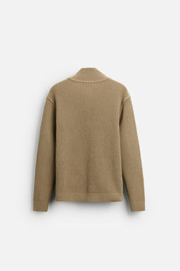 KNIT JACKET WITH REVERSE EFFECT TRIMS - Zara фото 8
