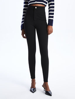 Beli Lastikli Kad?n Tayt Pantolon