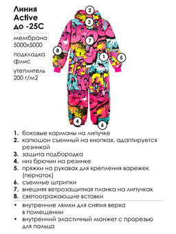 PlayToday / Комбинезон зимний для девочки  фото 2