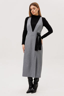Сарафан AmberA 1132-1 серый  фото 2