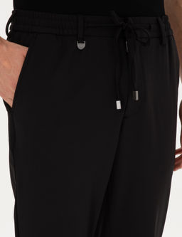Siyah Slim Fit Klasik Jogger Pantolon - Pierre cardin фото 5