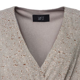 Платье женское короткое MIST plus-size, зелёное, размер 52