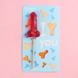 Леденец на подложке I love you, 17 г. (18+)