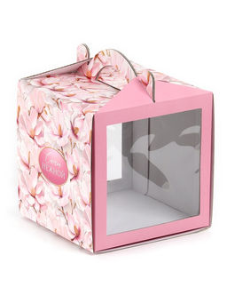 Цена за 5 шт. Коробка для торта «Самой нежной», 20×20×20 см