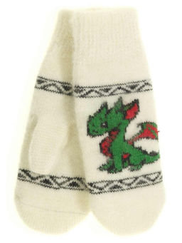 Варежки женские "Дракон" КРУГ 3447-1