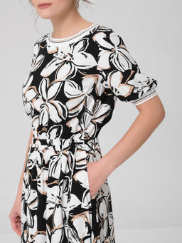 Платье из вискозы с принтом - Stilla фото 5