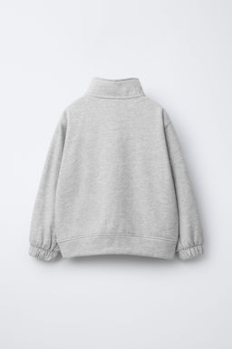 SUDADERA CUELLO SUBIDO ETIQUETA / Gris vigor? - Zara фото 2