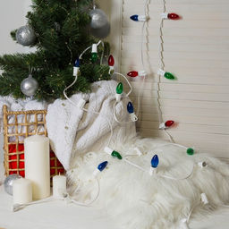 Цена за 10 шт. Лампа накаливания, 10 Вт, E12, 220 В, для ночников и гирлянд, прозрачная