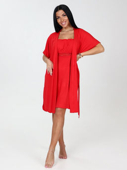 476-ХС ЖЕНСКИЙ КОМПЛЕКТ ДВОЙКА (Красный)