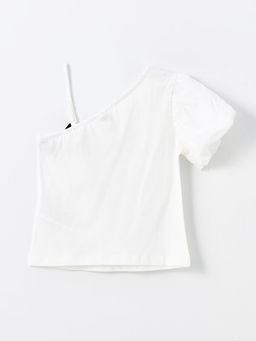 Tek Omuz Ask?l? K?z ?ocuk Ti??rt - Waikiki фото 2