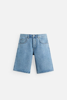 BAGGY FIT DENIM BERMUDA SHORTS - Zara фото 24