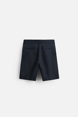 100% LINEN BERMUDA SHORTS - Zara фото 8