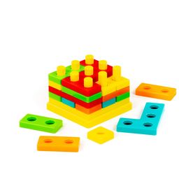 Игрушка развивающая 3D пазл №1 (23 элемента) (в сеточке) - Полесье фото 11