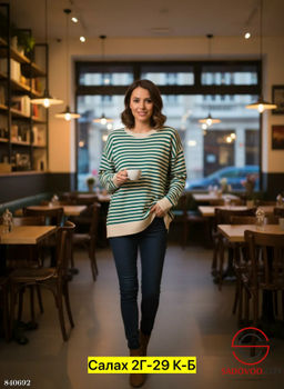 Туника женская в полоску - Bruno фото 4