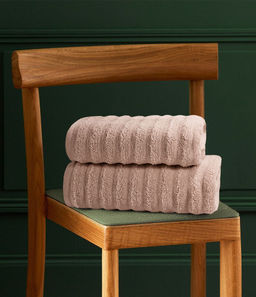 -13% Полотенце Волна 70х140 см Пудровое - Ecotex фото 2