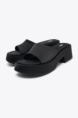 CHUNKY SATIN SANDALS - Zara фото 6