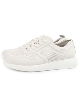 05-PDL195-6-1 LT. BEIGE Кроссовки женские (натуральная кожа)