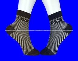 Цена за 10 пар. Золотая игла носки детские с-401 Полоса GN