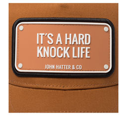 Бейсболка JOHN HATTER арт. R-1167-U00 It?S A Hard Knock Life (светло-коричневый)  фото 4