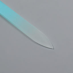 Цена за 6 шт. Пилка стеклянная для ногтей, 9 см, в чехле, МИКС